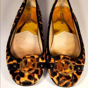 Michael Kors Leopard Flats
